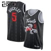 Dječji NBA Dres Toronto Raptors Immanuel Quickley Nike 2025-26 City Edition Crno Swingman